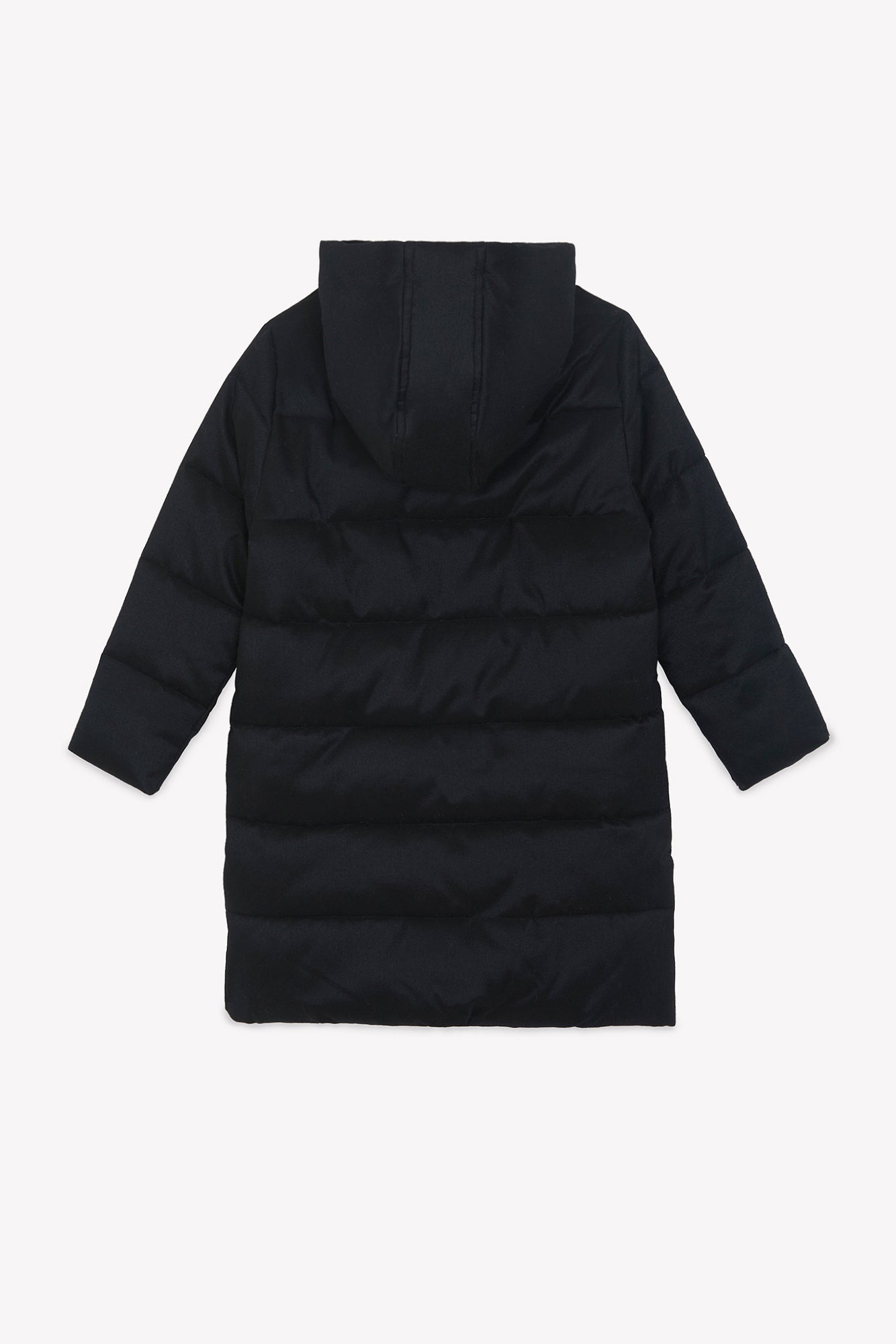 Manteau - Noir capuche nœuds