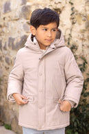 Parka - Moka réversible capuche