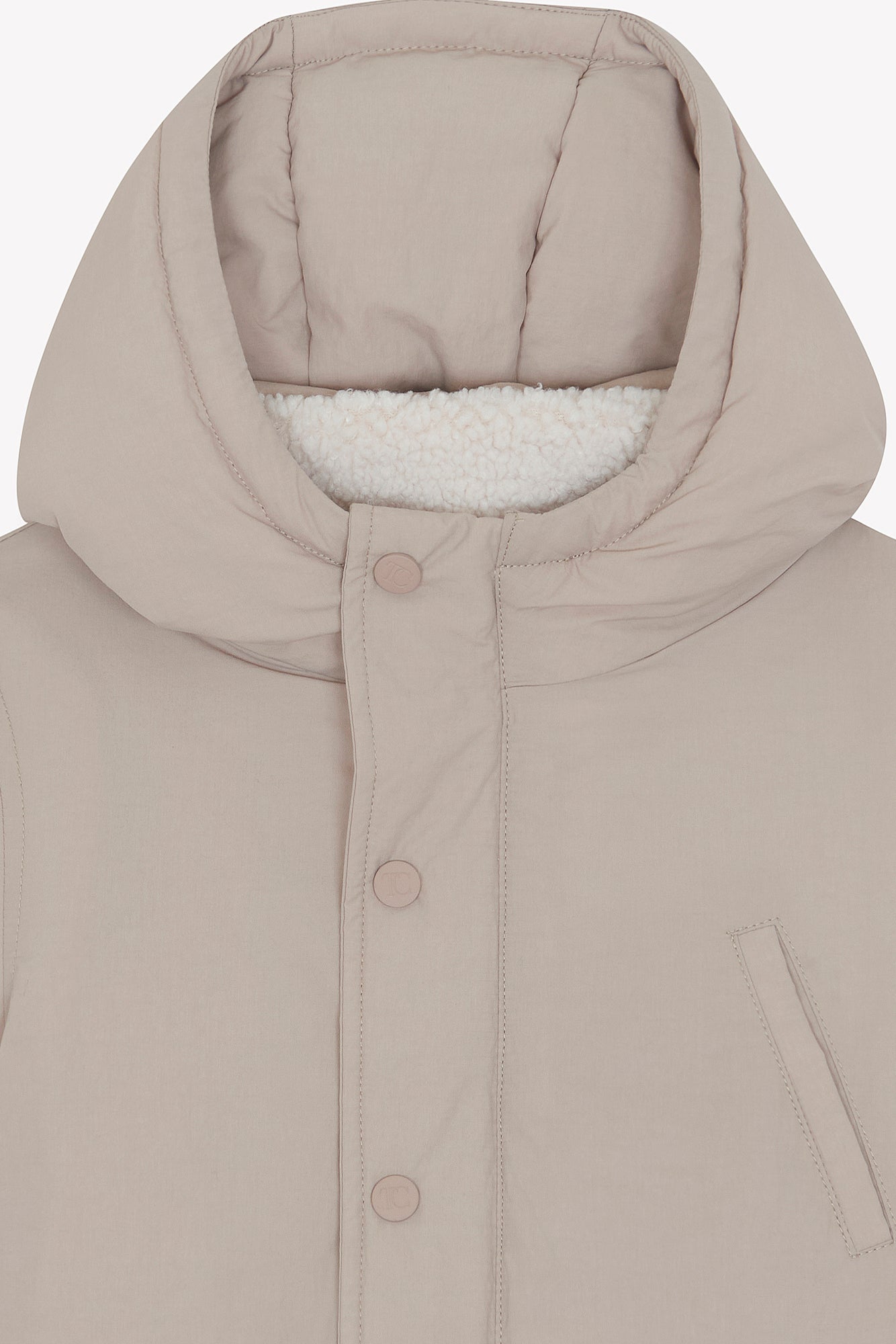 Parka - Moka reversible capuche