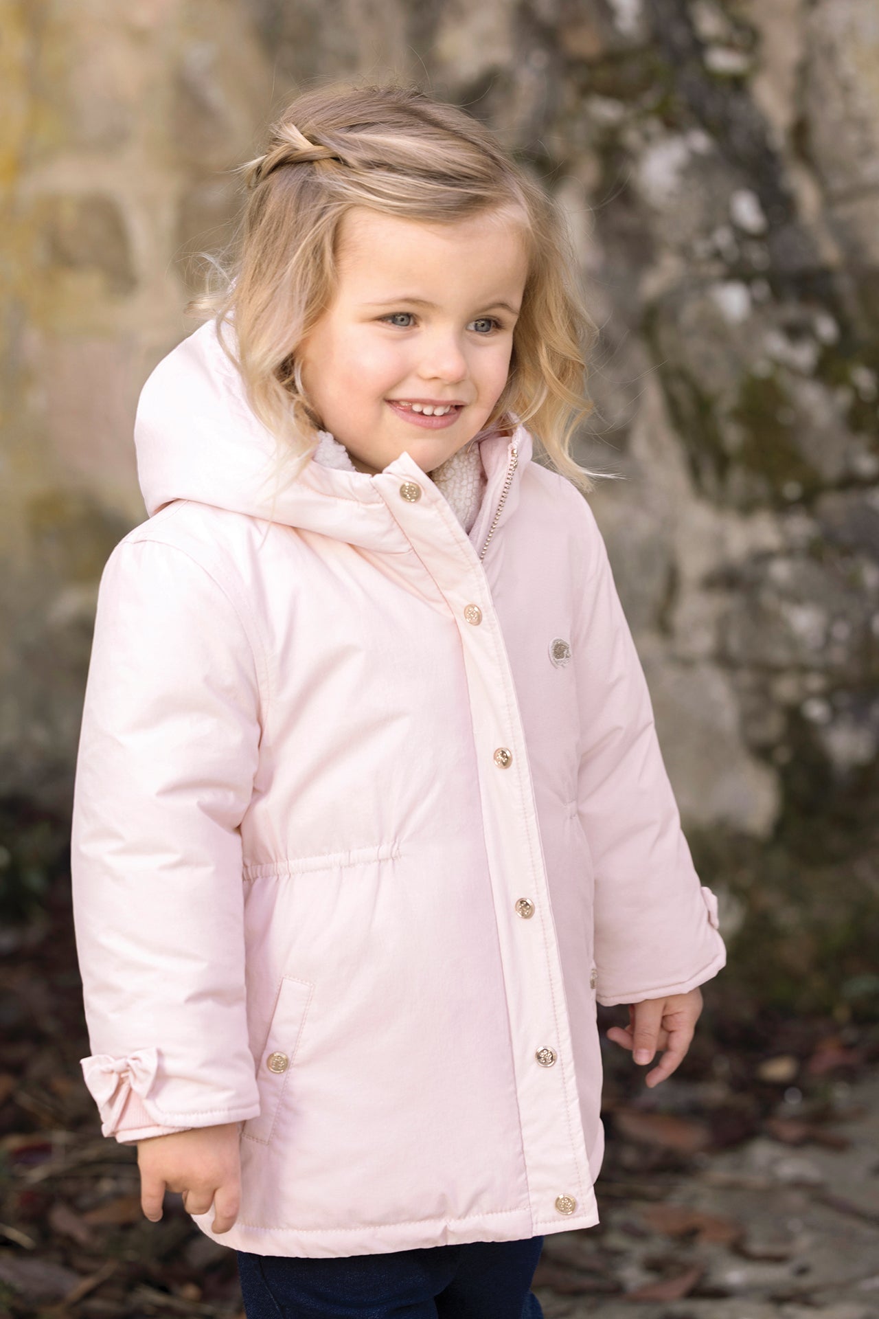 Manteau - Blush réversible capuche