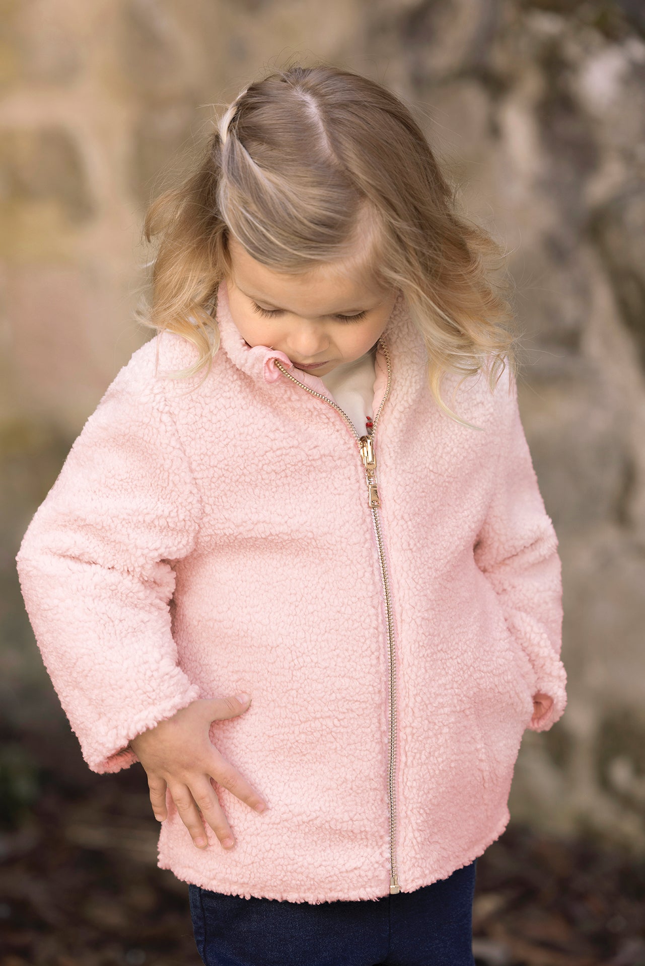 Manteau - Blush réversible capuche