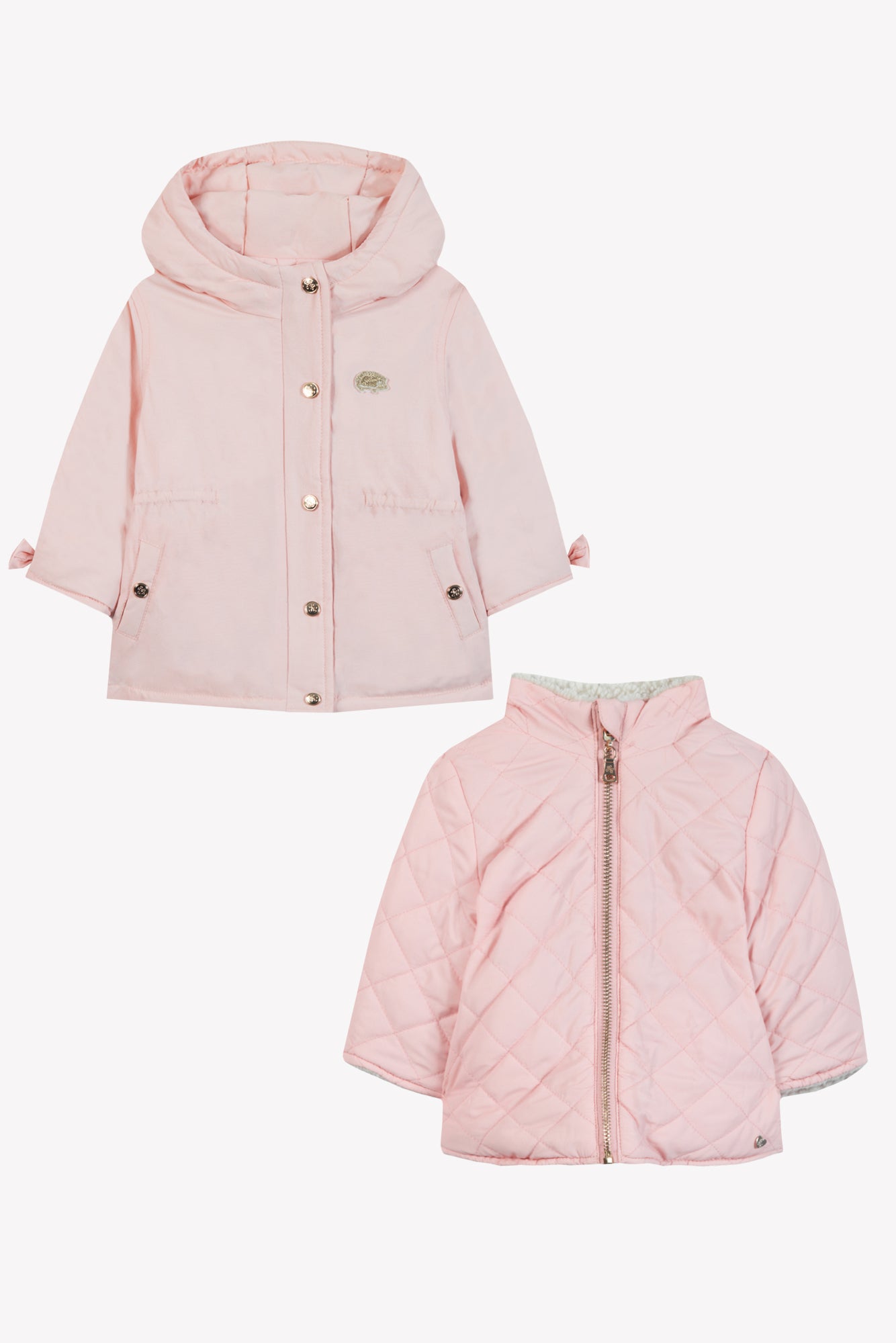 Manteau - Blush reversible capuche