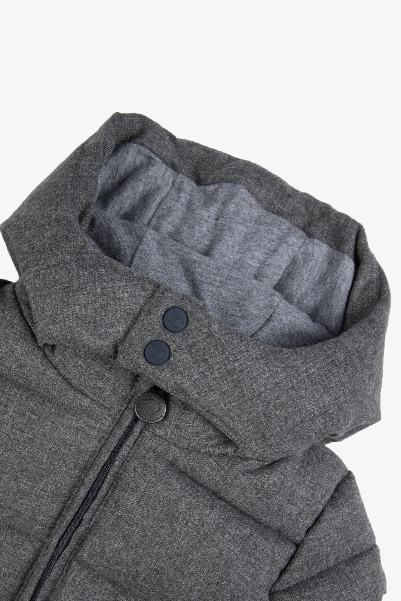 Abrigo - Azul Gris brezo acolchado