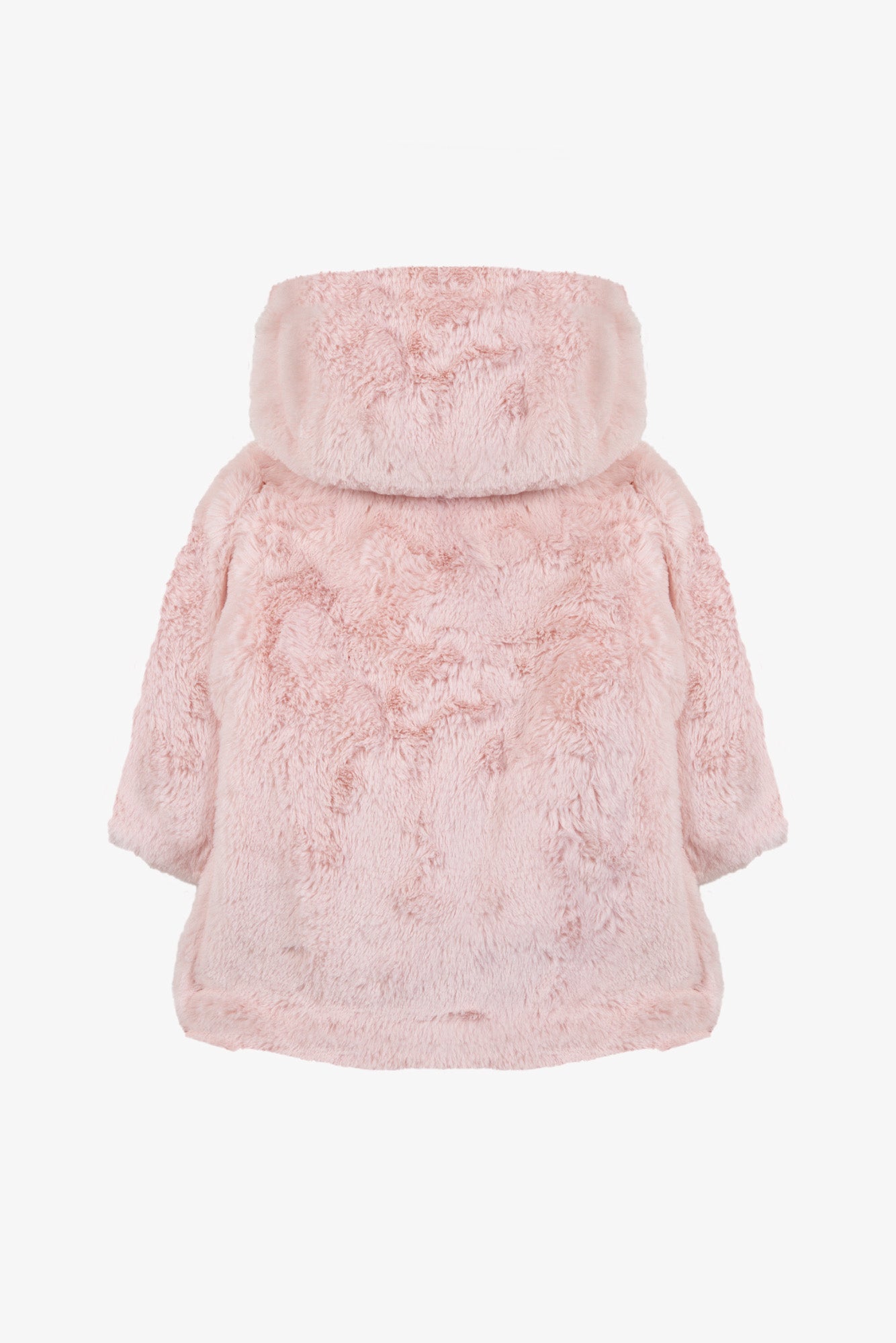 Manteau - Rosée imitation fourrure