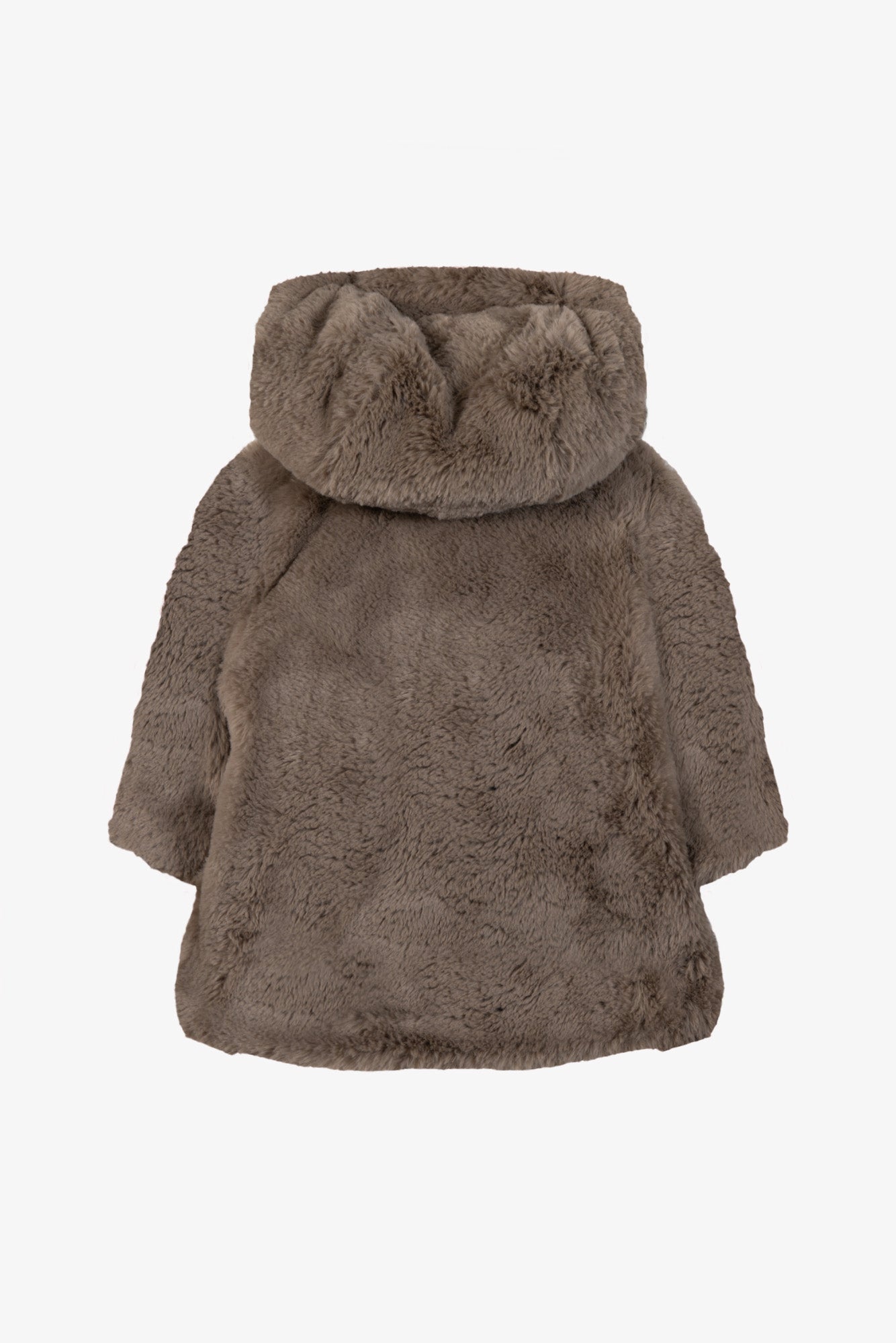 Manteau - Beige moyen imitation fourrure