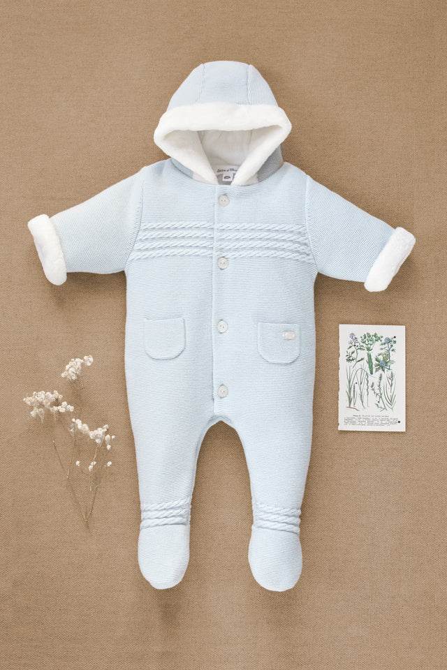 Onesie - Sky blue Cable - Image principale