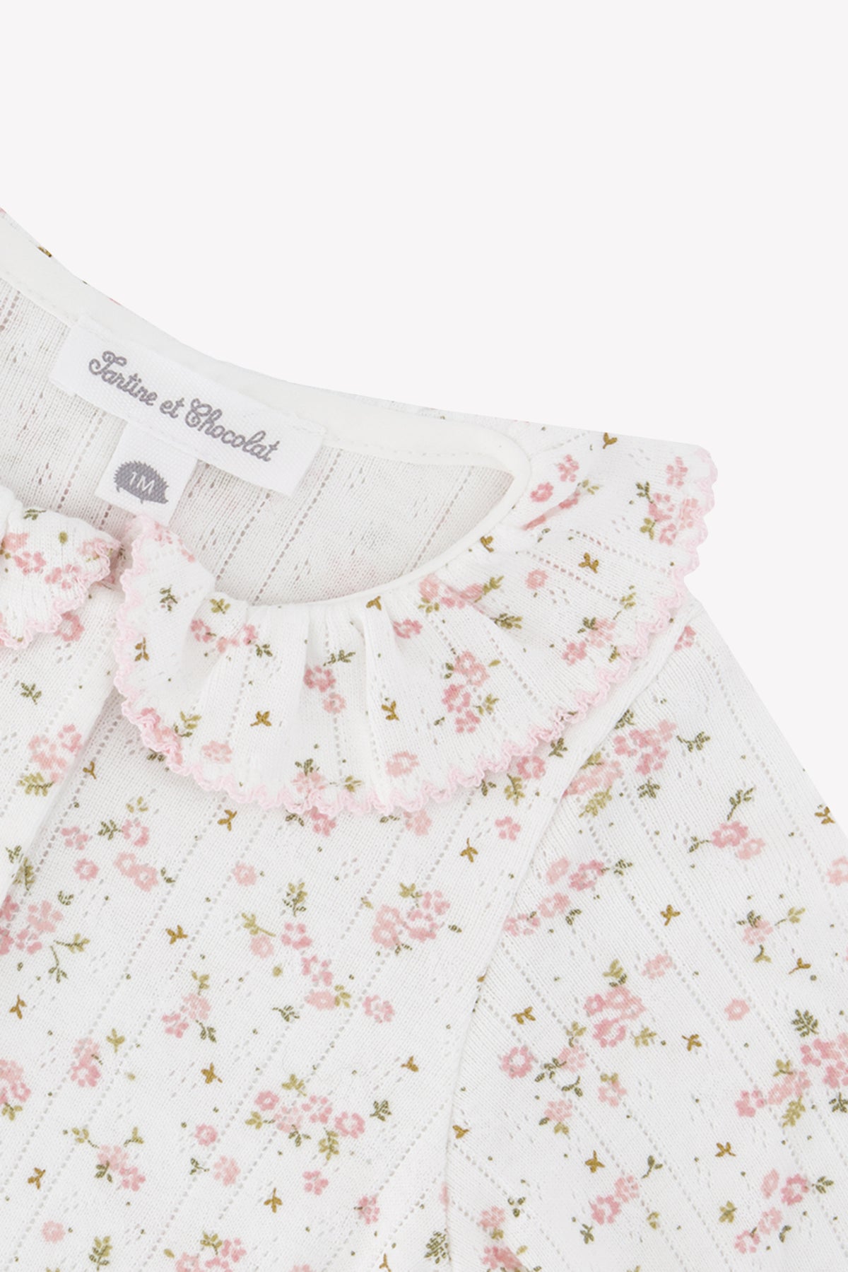 Pijama - Marfil algodon Estampado florido