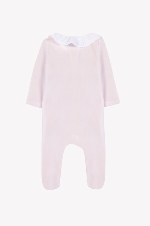 Pajamas - Pale pink Velvet Embroidered - Image principale