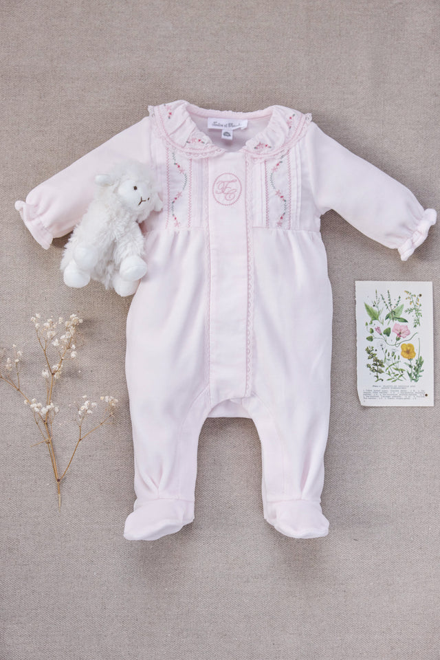Pijama - Rosa pálido Terciopelo insignia de TC - Image principale