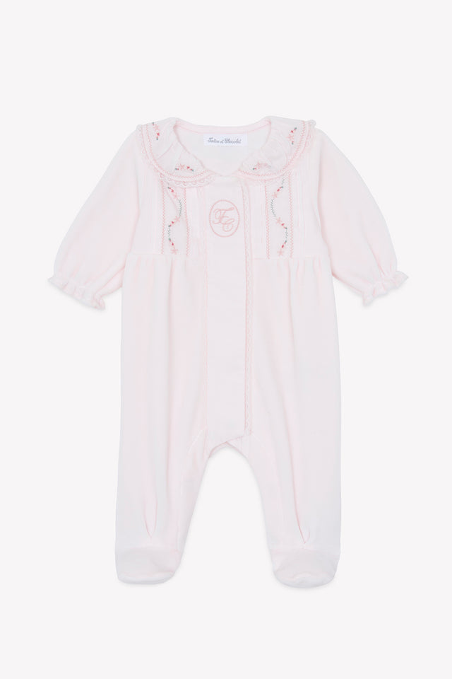 Pajamas - Pale pink Velvet TC badge - Image principale