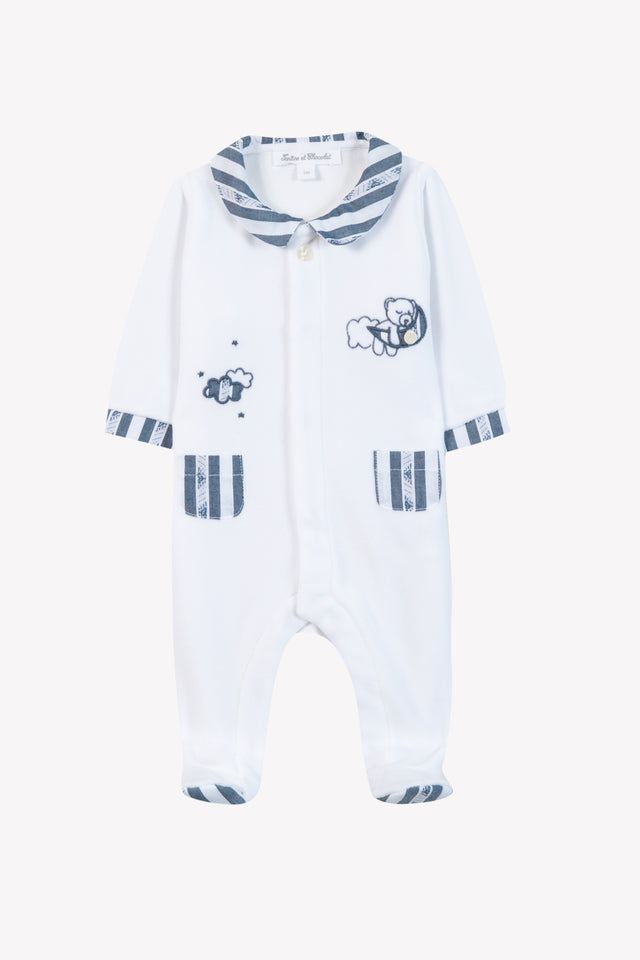 Pajamas - Navy Velvet Stripes Navy - Image principale