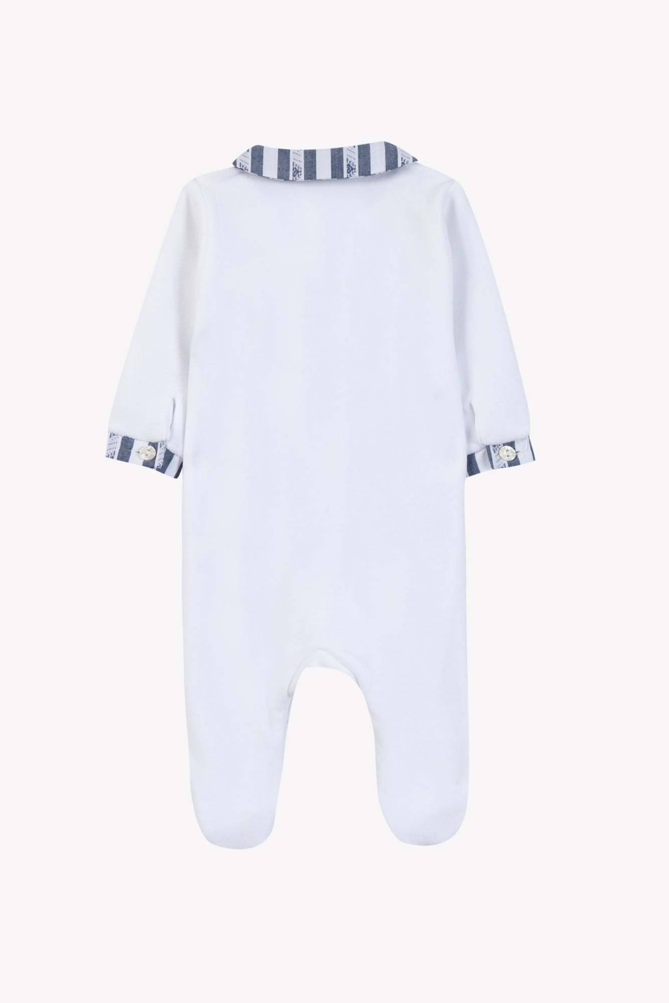 Pajamas - Navy Velvet Stripes Navy