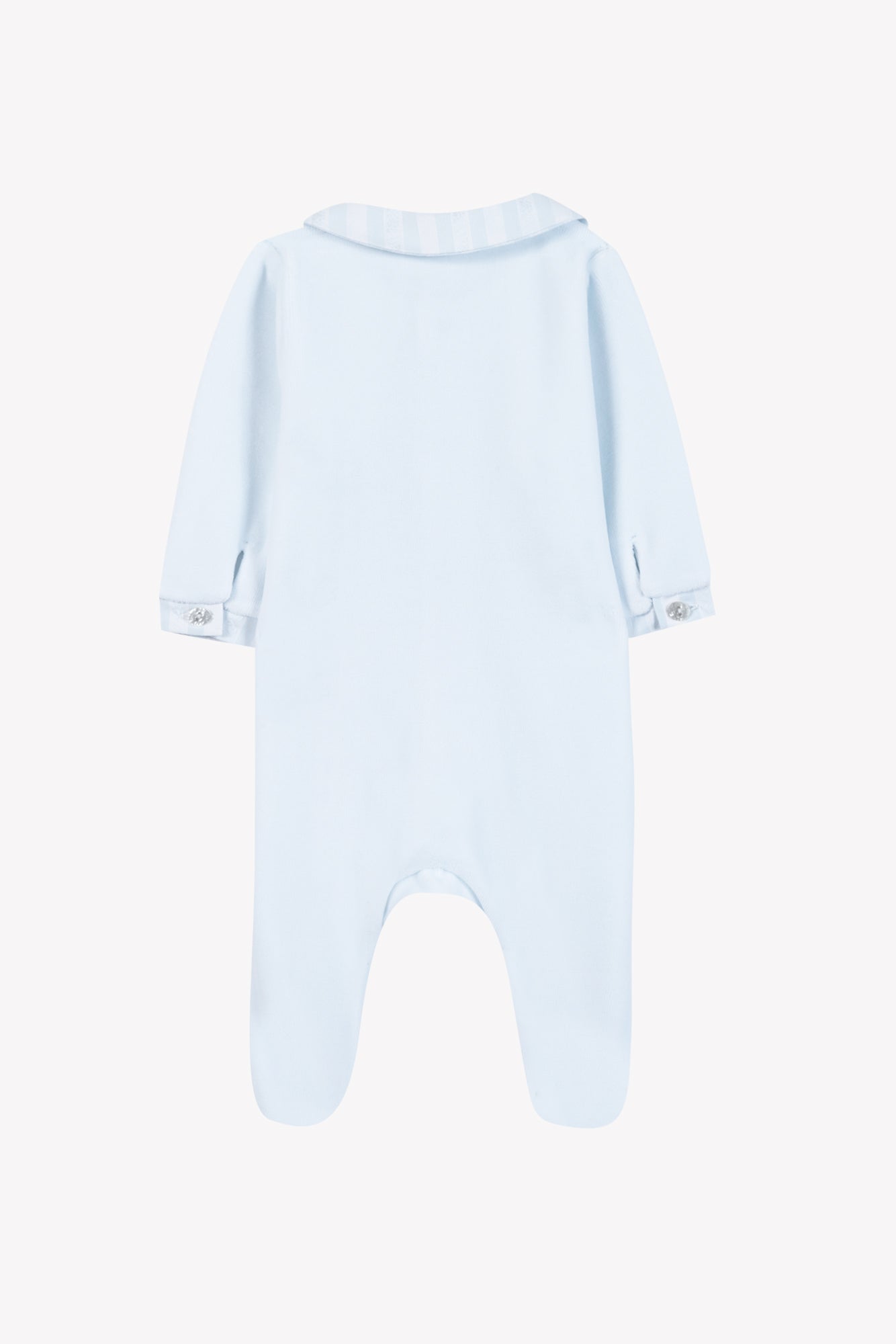 Pajamas - Sky blue Velvet Stripes blue