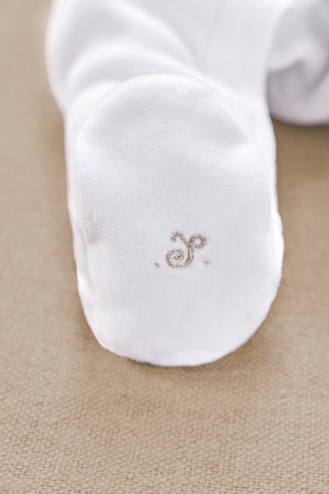 Pajamas - White Velvet Embrodery - Image principale