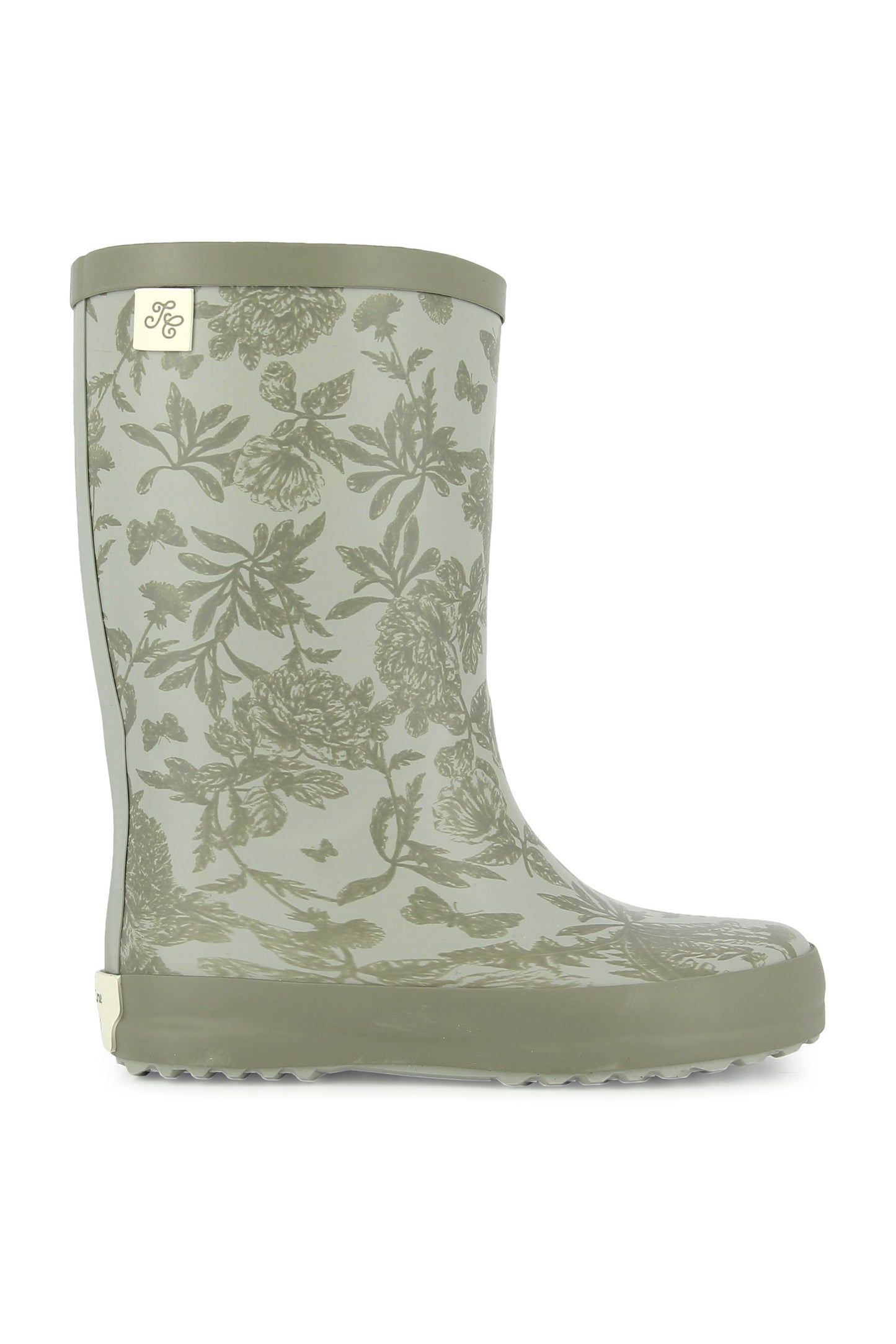 Bottes de pluie - Kaki imprimé inspiration Toile de Jouy
