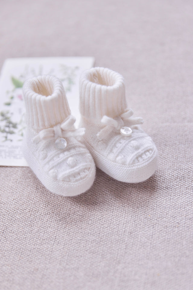 Pantofole - Madreperla  Lana Cashmere Torto - Image principale