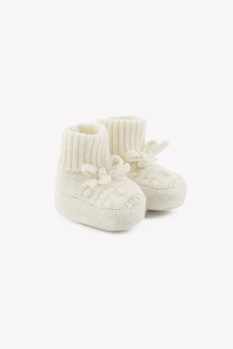 Pantofole - Madreperla  Lana Cashmere Torto - Image principale