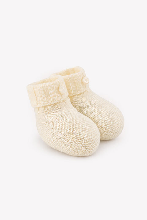 Pantofole - Madreperla  Cashmere lavoro a maglia - Image principale