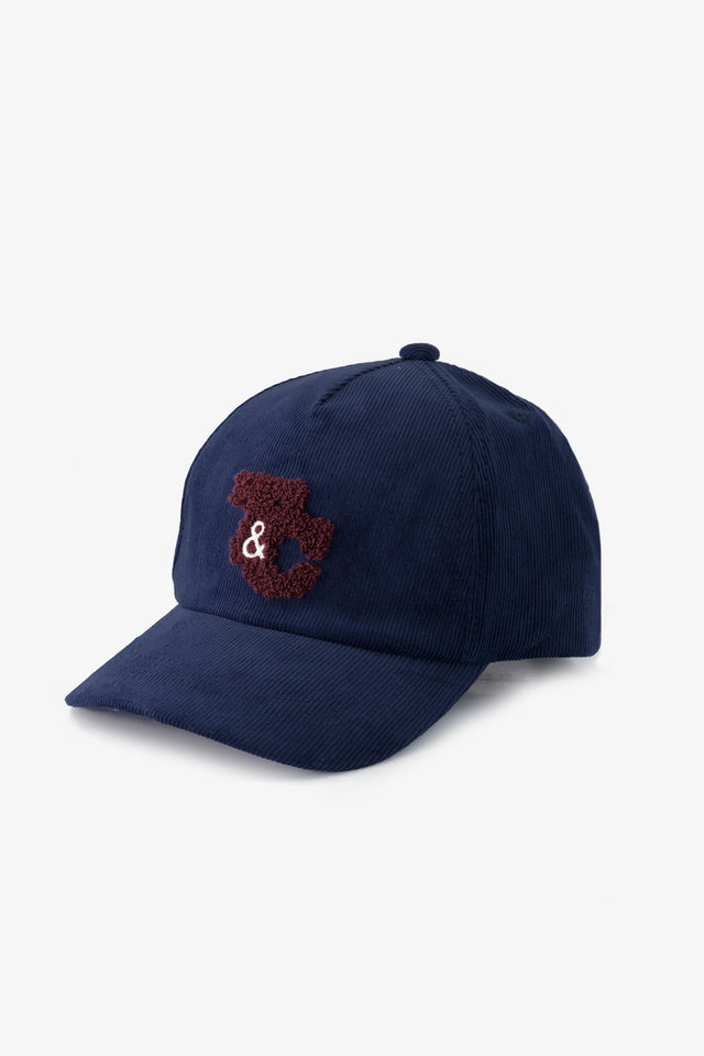 Cap - Navy ribbed Embrodery - Image principale
