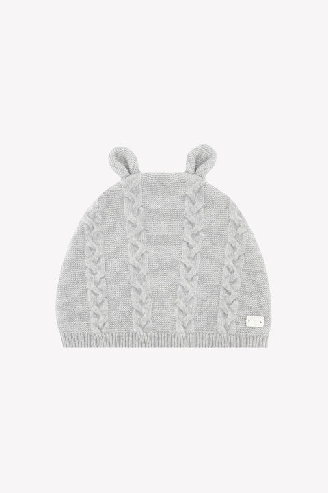 Berretto - Grigio erica Lana Cashmere piccolo orsetto - Image principale