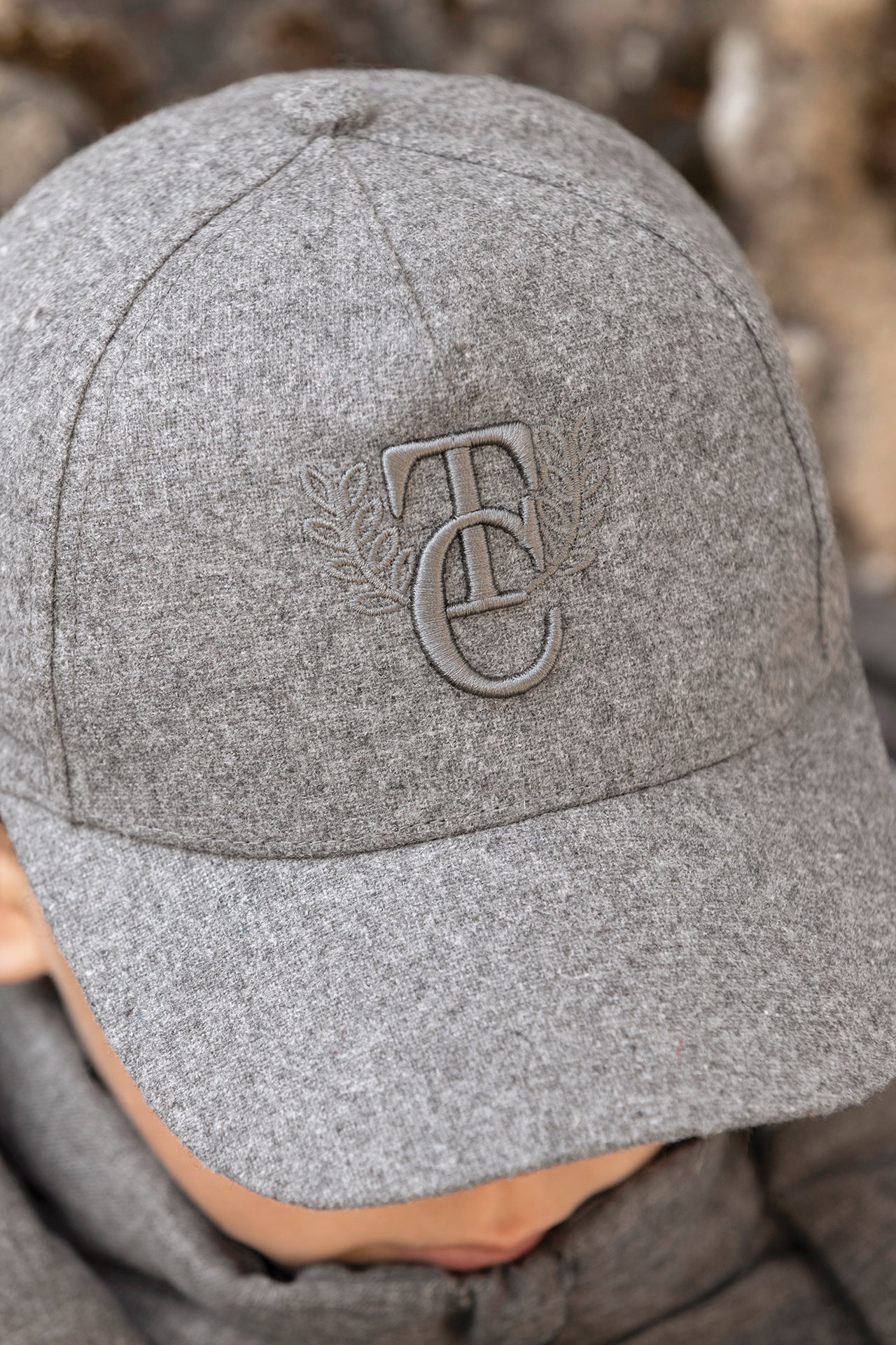 Gorra - Gris brezo Lana Bordado