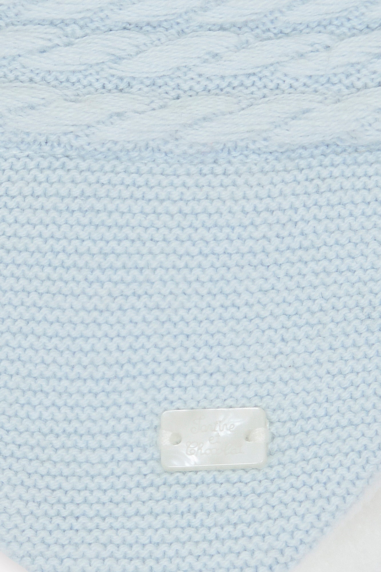 Bonnet - Bleu ciel imitation fourrure