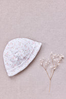 Bonnet - Ivoire coton imprimé fleuri