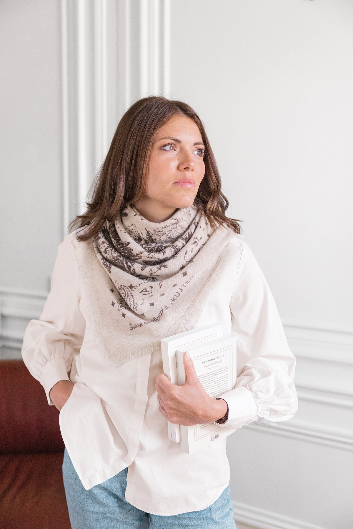 Grand foulard -  Chocolat Kujten x Tartine et Chocolat