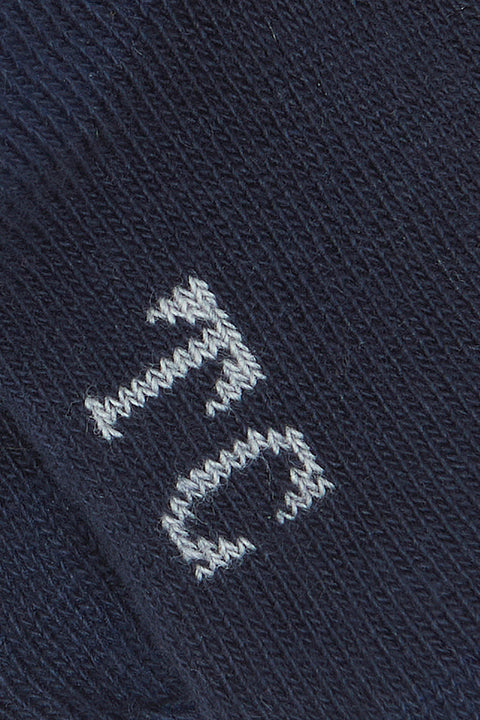 Chaussettes - Marine coton côtelées - Image principale