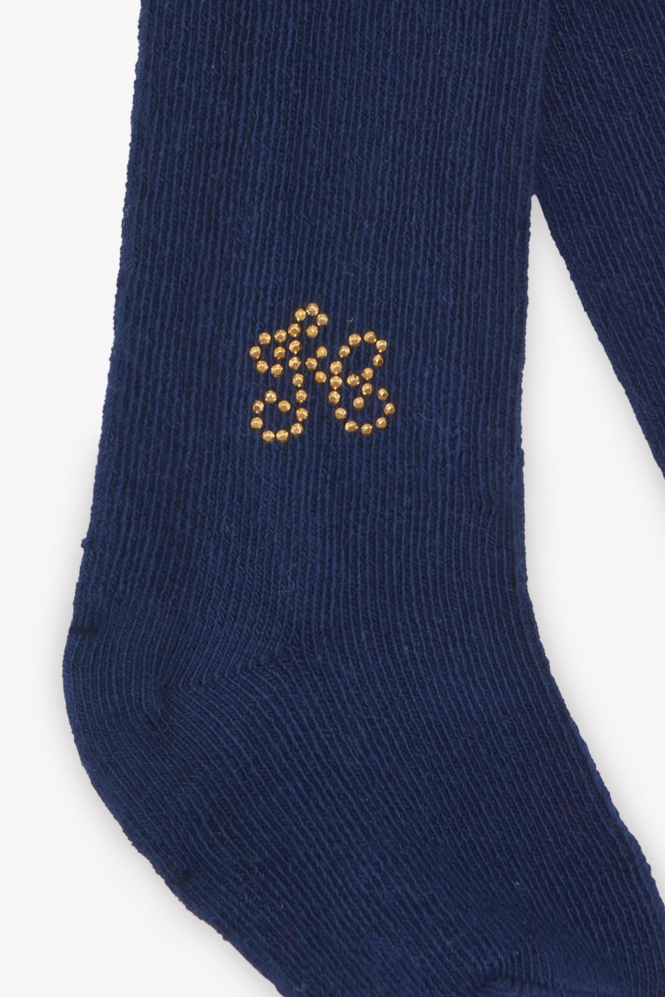 Collant - Marine coton perles