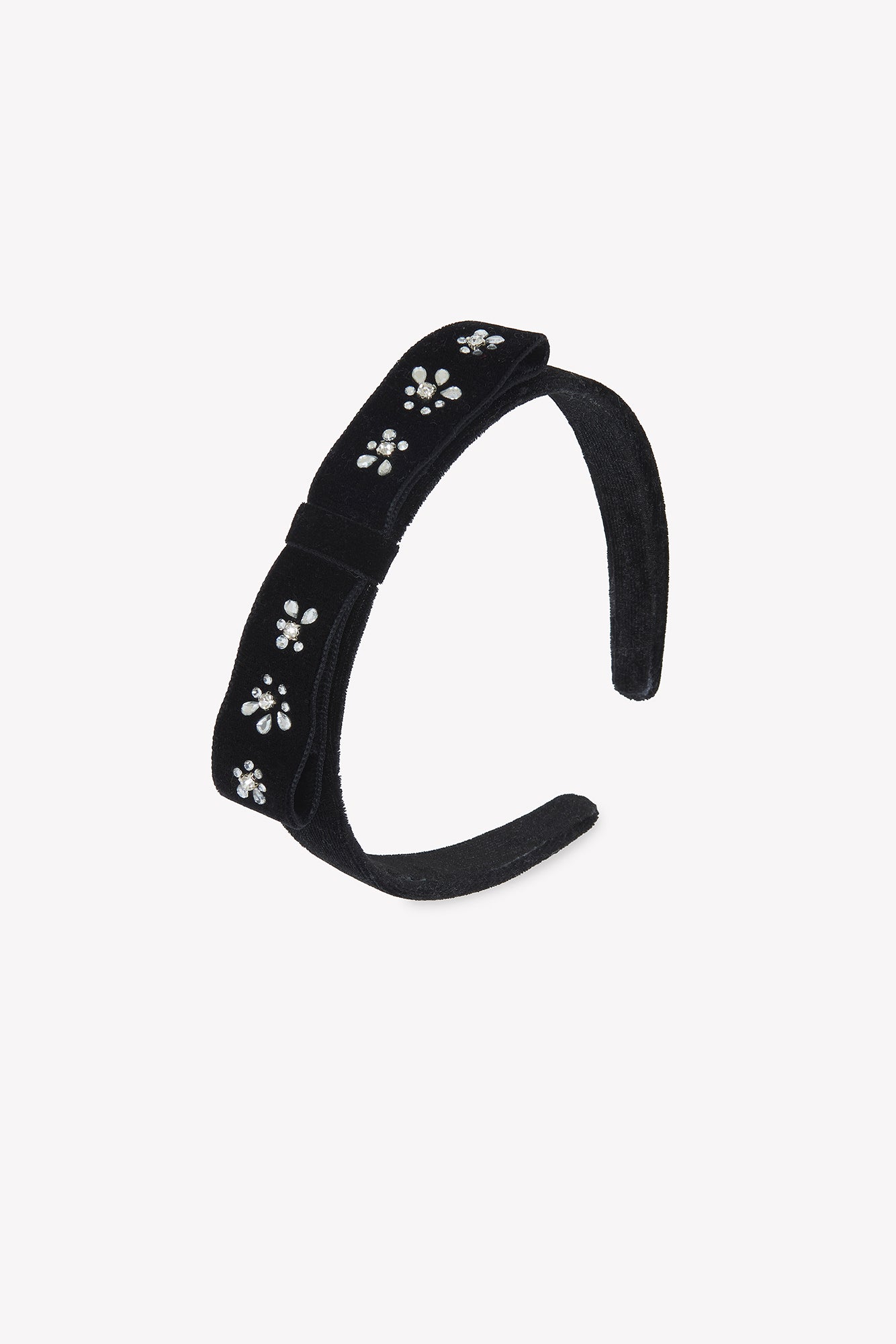 Serre-tête - Noir velours sequins