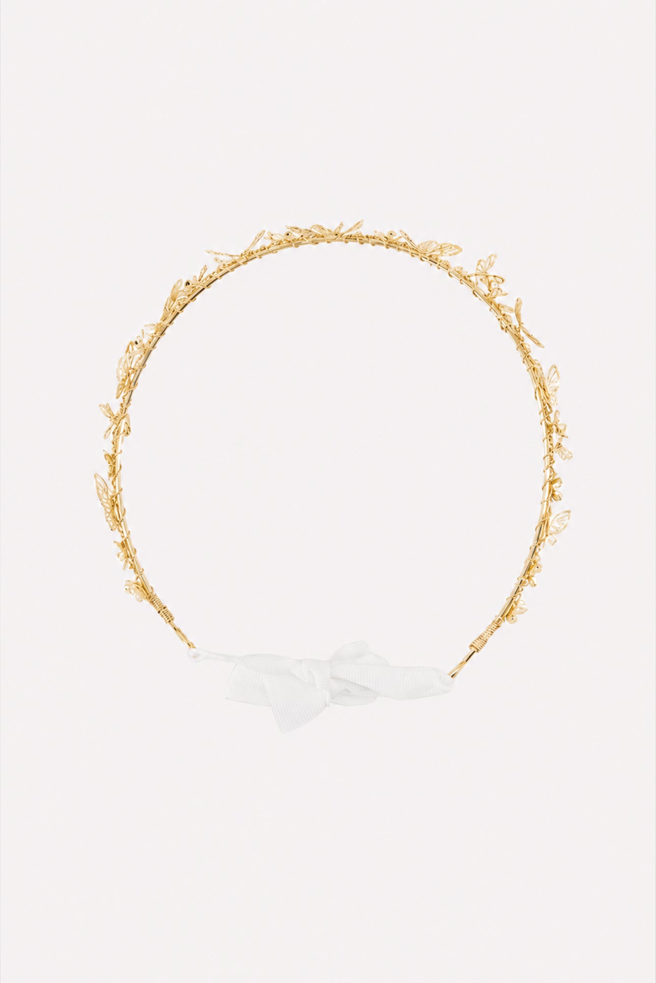 Diadema - Algodón dorado Estampado Liberty trenza