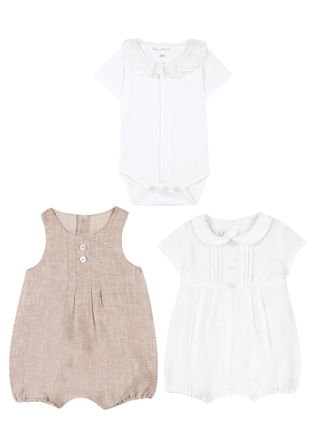 Box - duo of Jumpsuits Beige