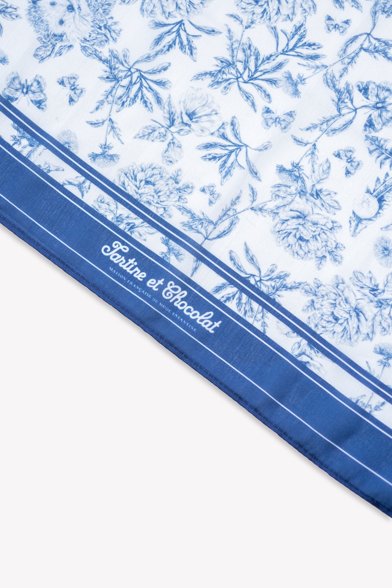 Sjaal - Gedruktinspiratie Toile de Jouy