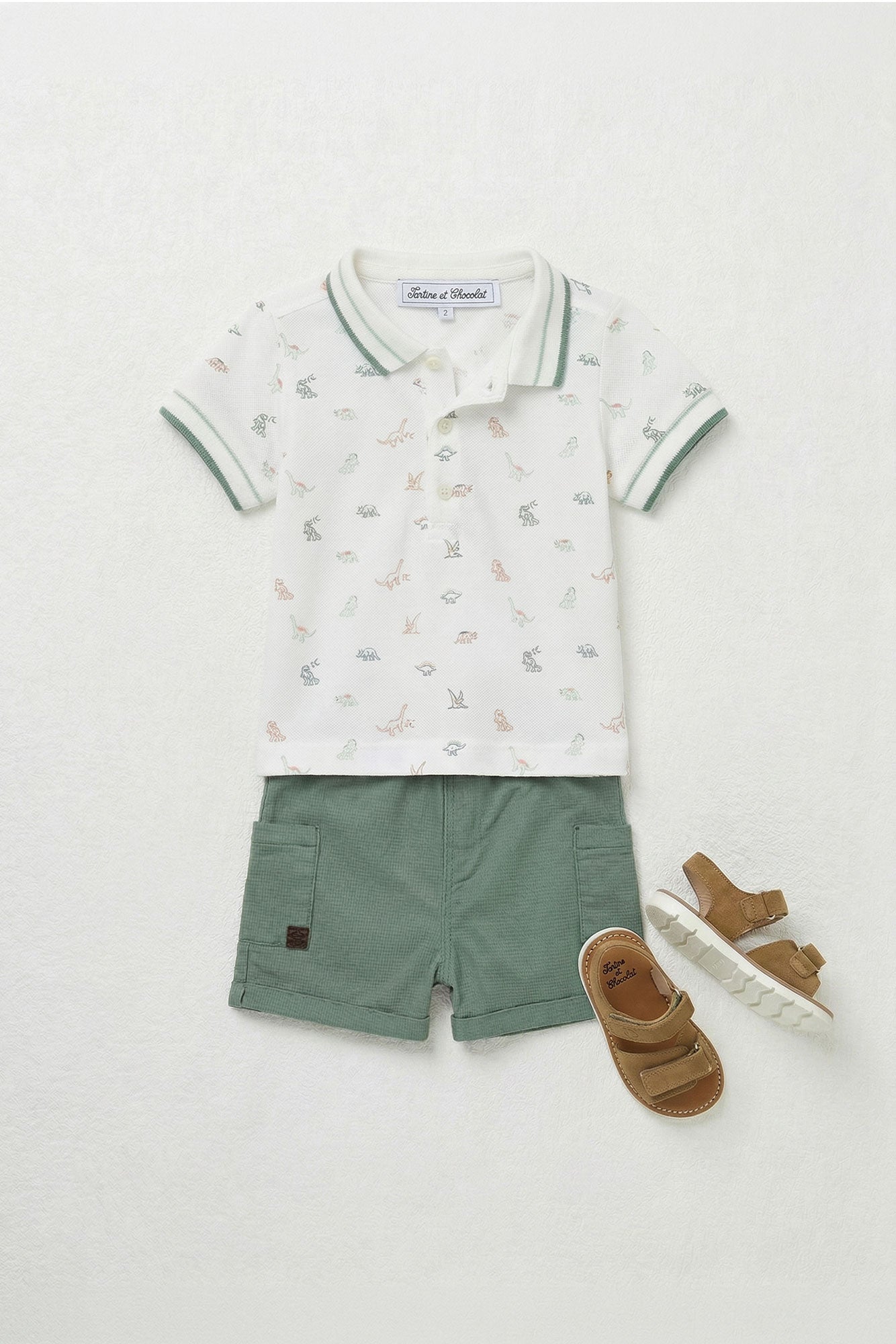 Short - Khaki Hem cotton