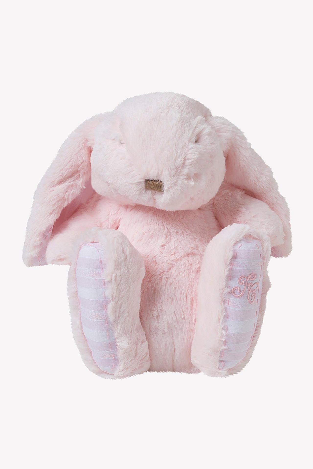 Augustin le lapin - 25 cm rose pâle