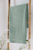 Blanket personalized - Cashmere Green