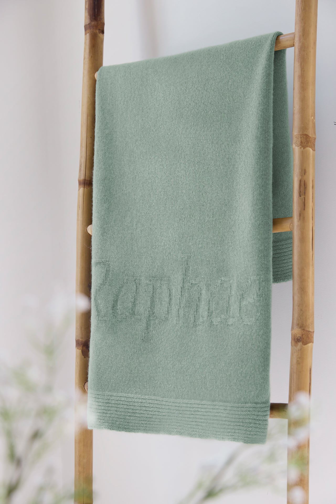 Blanket personalized - Cashmere Green