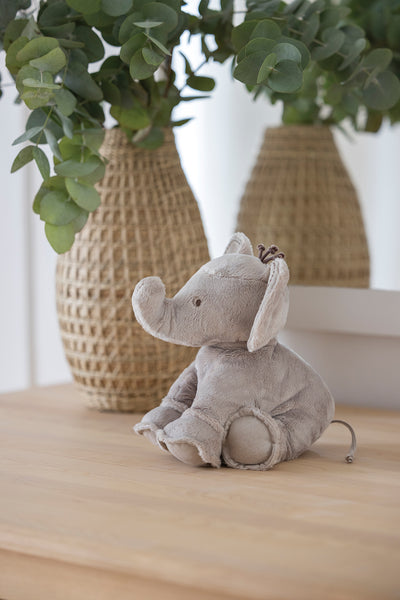 Ferdinand the elephant - 25 cm Taupe Very soft unisex | Tartine et