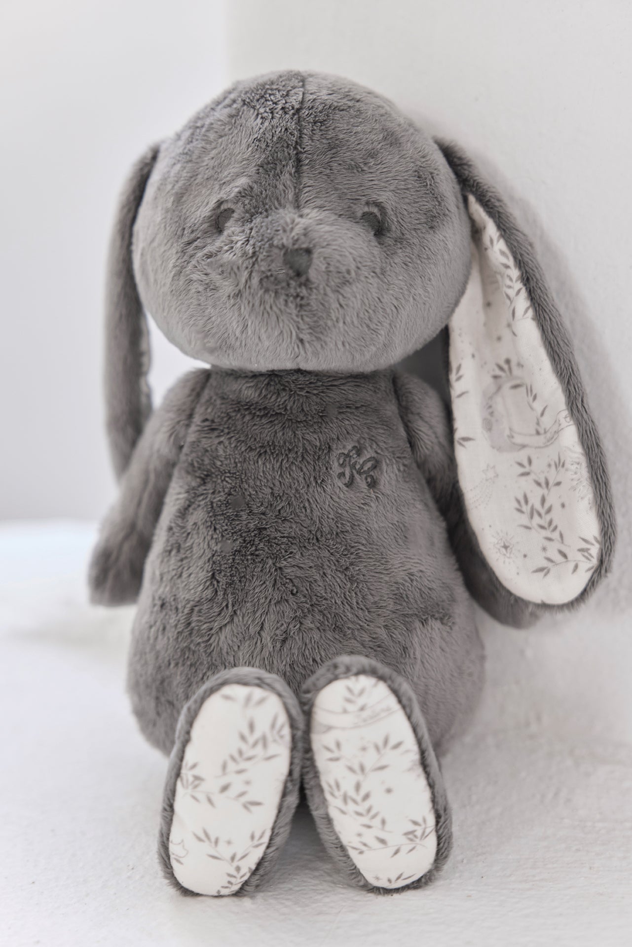 Augustin le lapin - Gris imprimé Rêve étoilé