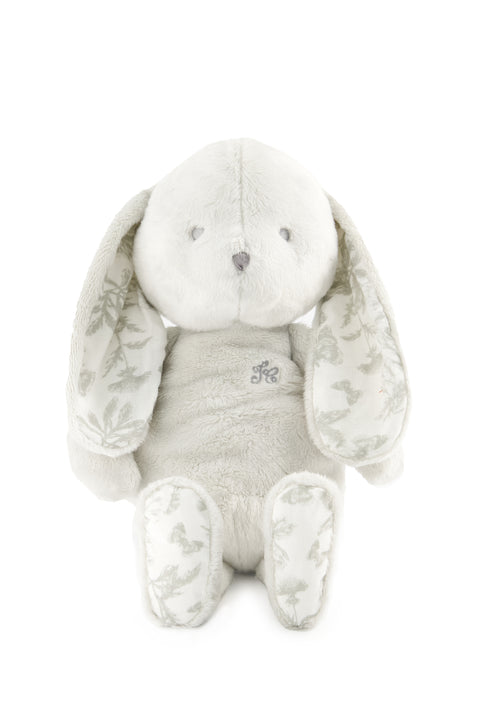Augustin le Lapin - Imprimé inspiration Toile de Jouy gris 25cm - Image principale