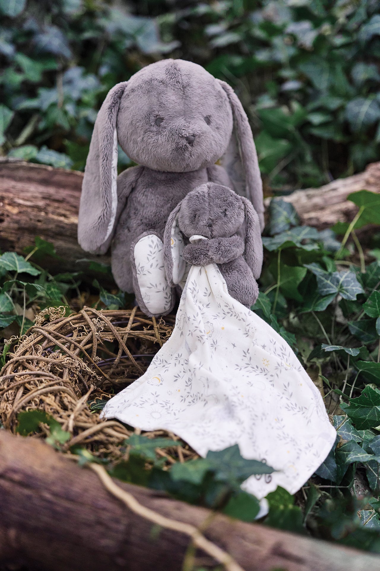 Augustin the Kaninchen - Doudou Grau DruckSternenstern