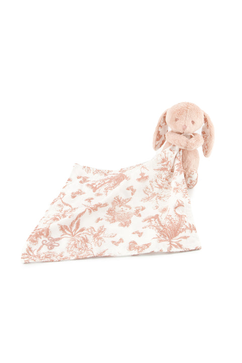 Augustin el conejo - Doudou Estampado inspiración Toile de Jouy Rosa - Image principale