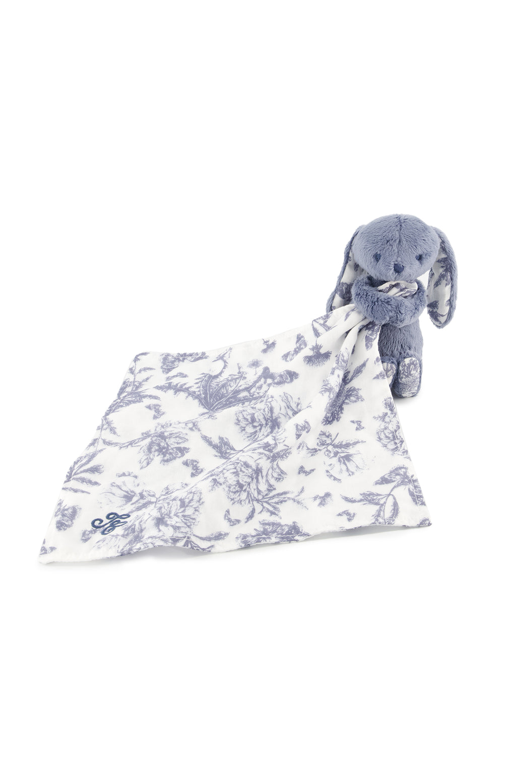 Augustin the rabbit - Comforter Print inspiration Toile de Jouy Blue