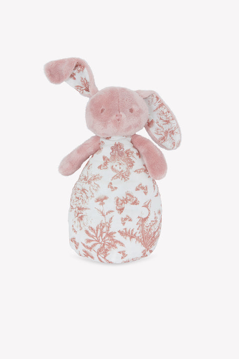 Augustin le Lapin veilleuse musicale - Imprimé Toile de Jouy rose - Image principale