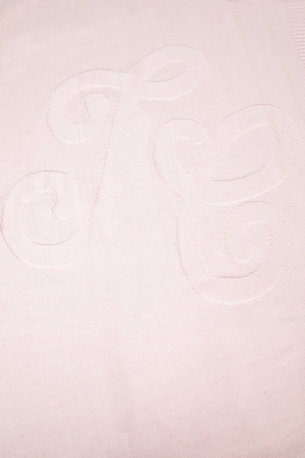 Coperta cotone Cashmere - Rosa pallido Ricamato Tc