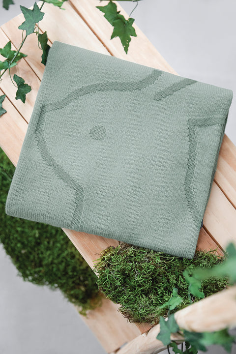 Coperta Cashmere - Coniglio Verde - Image principale