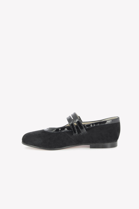 Ballerines - Noir double bride - Image principale