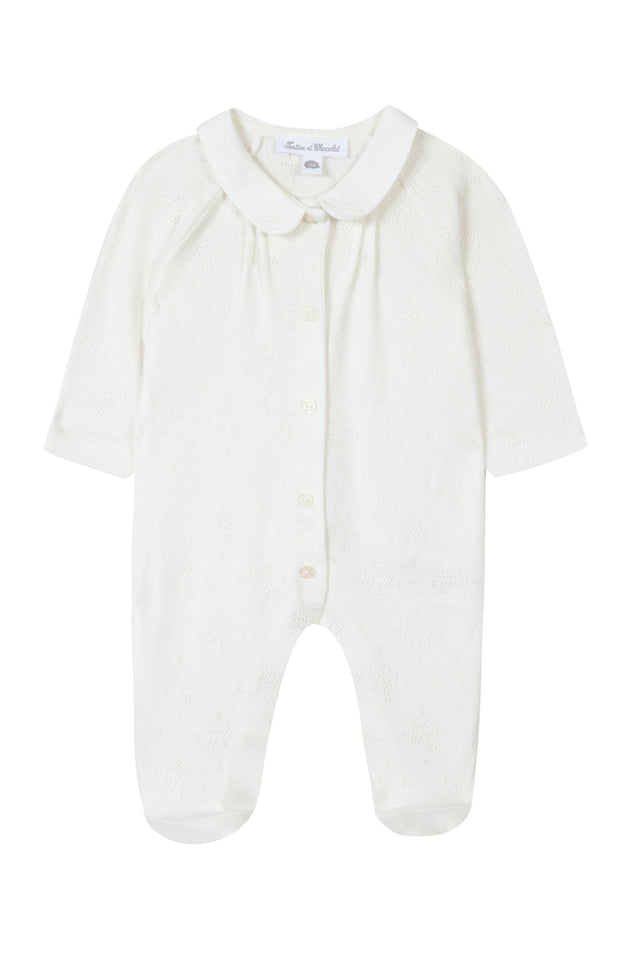 Pyjama - Ecru coton bio - Image principale