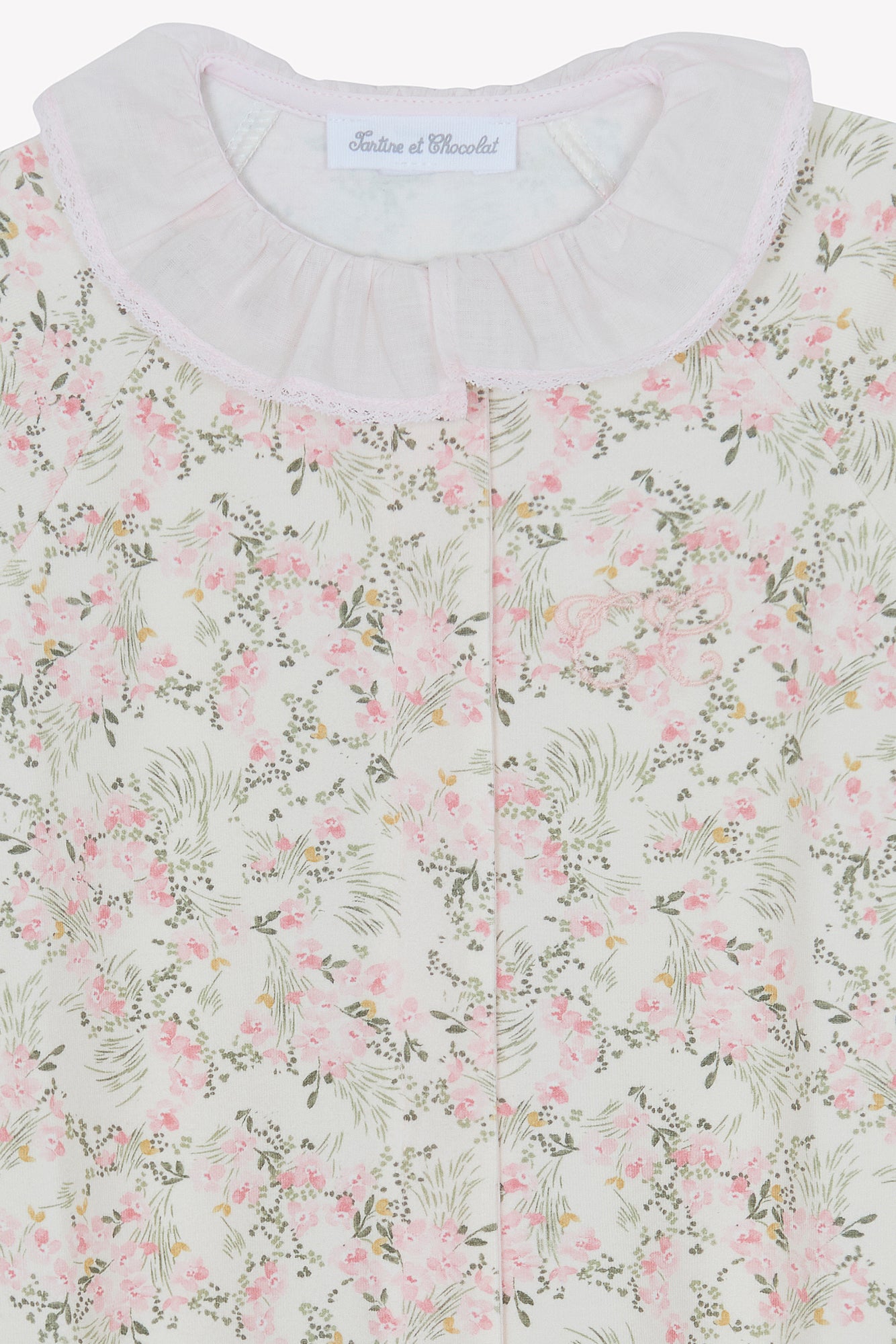 Pyjama - Imprimé fleuri jardin hivernal